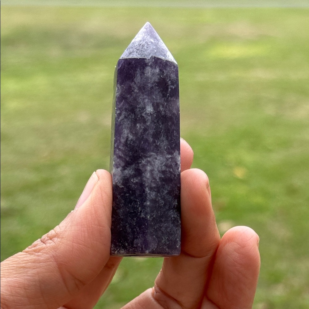 Lepidolite Tower Point - Home Decorative Accent